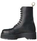 Steel Stiefel 10 Loch Schwarz Alessia