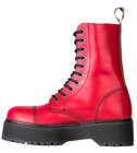 Steel Stiefel 10 Loch Rot Alessia